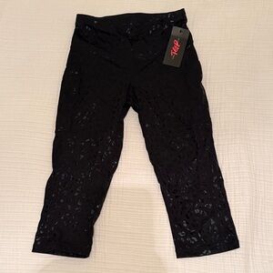 The Gym People, Leopard Print,  Cropped Leggings